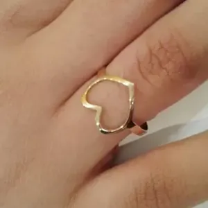 Anel 2 coração traço livre